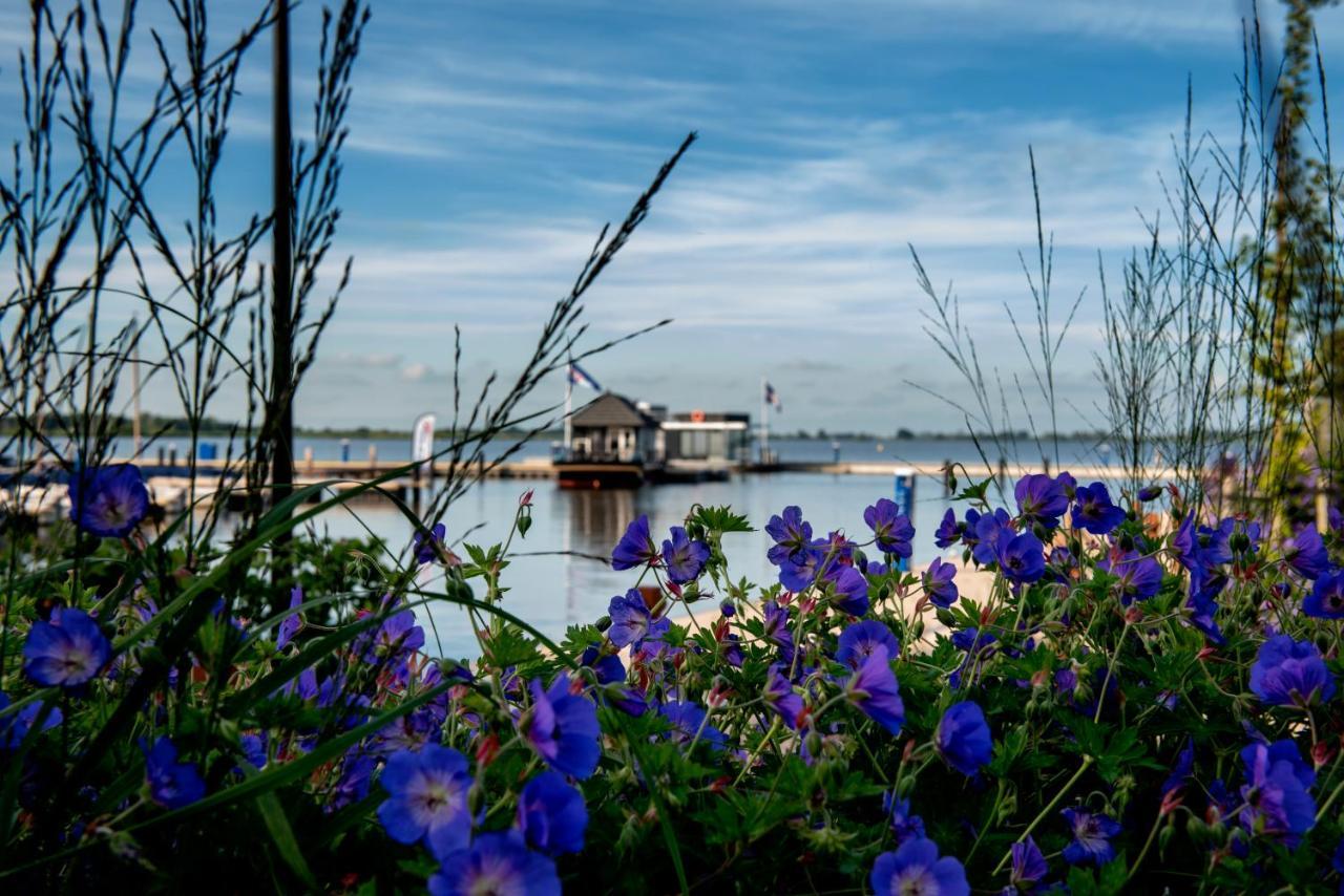 Welcome In - Houseboat 'Elysium' Met Eigen Aanlegsteiger Sneek - Offingawier エクステリア 写真